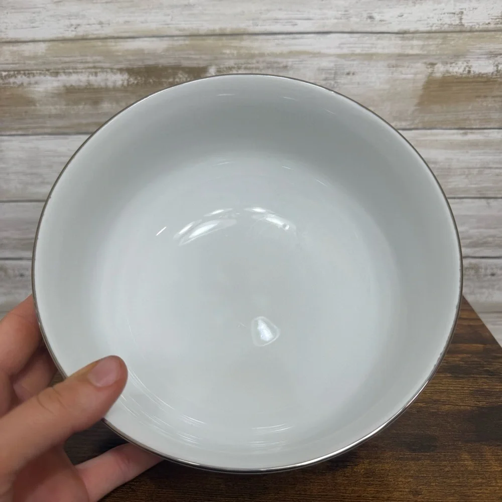 Mitchell Black Chicago Royal Stagecoach Porcelain Luxury Serving Dinnerware Bowl